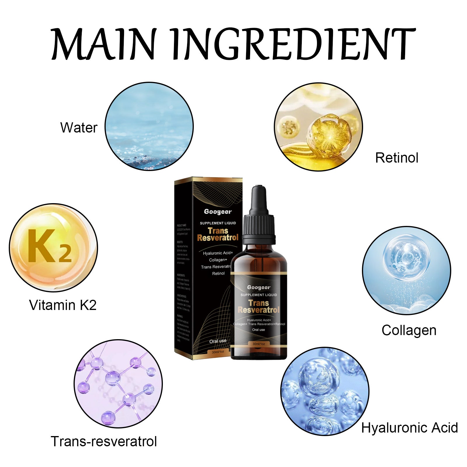 Collagen & Resveratrol Beauty Supplement