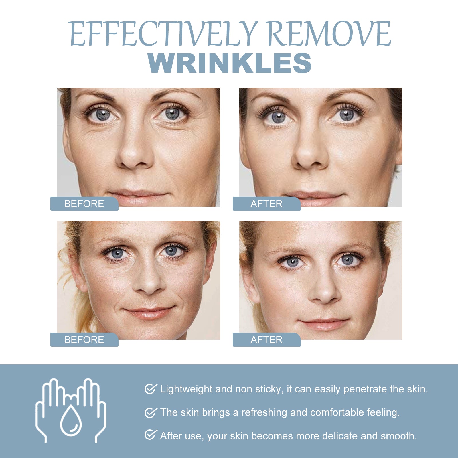 WIYUN Hyaluronic Acid Firming Face Cream For Reducing Fine Lines, Anti-Wrinkle Moisturizing And Firming Skin Care Cream