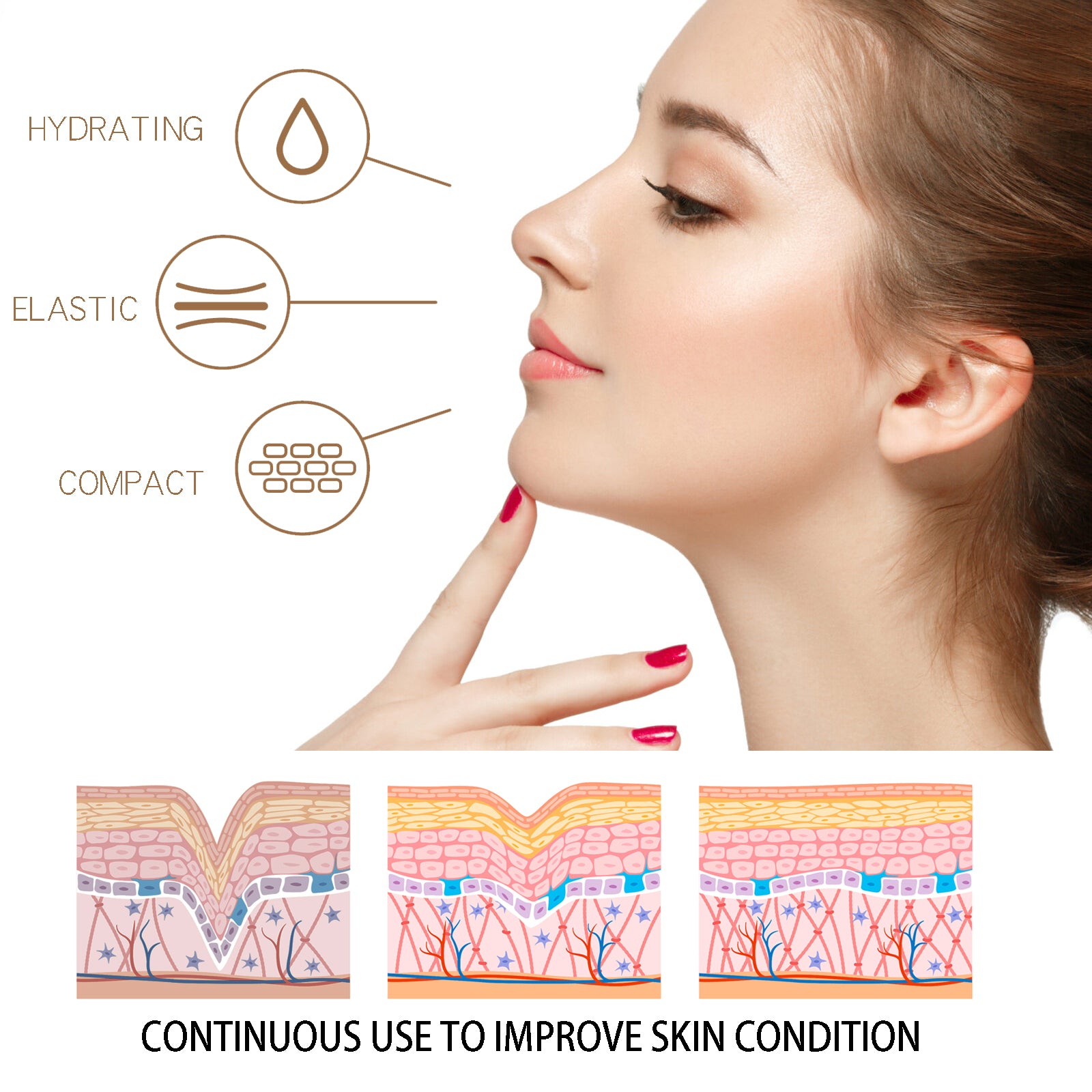 Anti-Aging Cream Reduces Fine Lines, Hydrates, Brightens, Firming And Anti-Wrinkle Cream