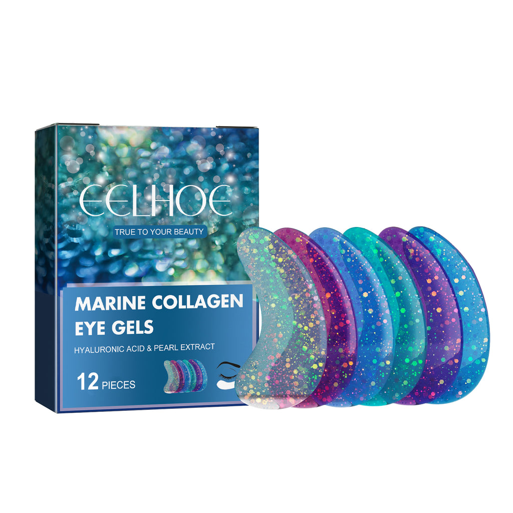 EELHOE Eye Gel Patch Moisturizes Skin And Lighens Fine Lines, Bags, Dark Circles, Anti-Aging And Anti-Wrinkle Eye Mask