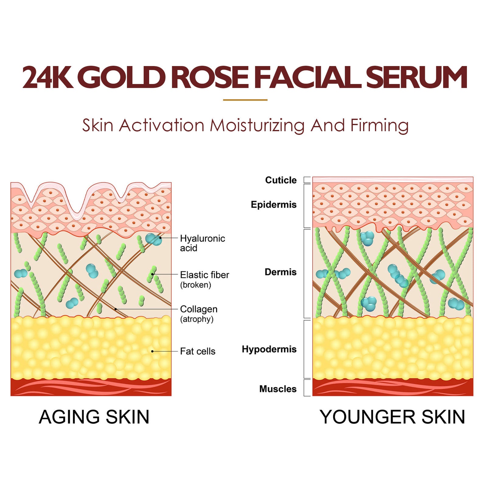 24K Gold & Rose Radiance Serum