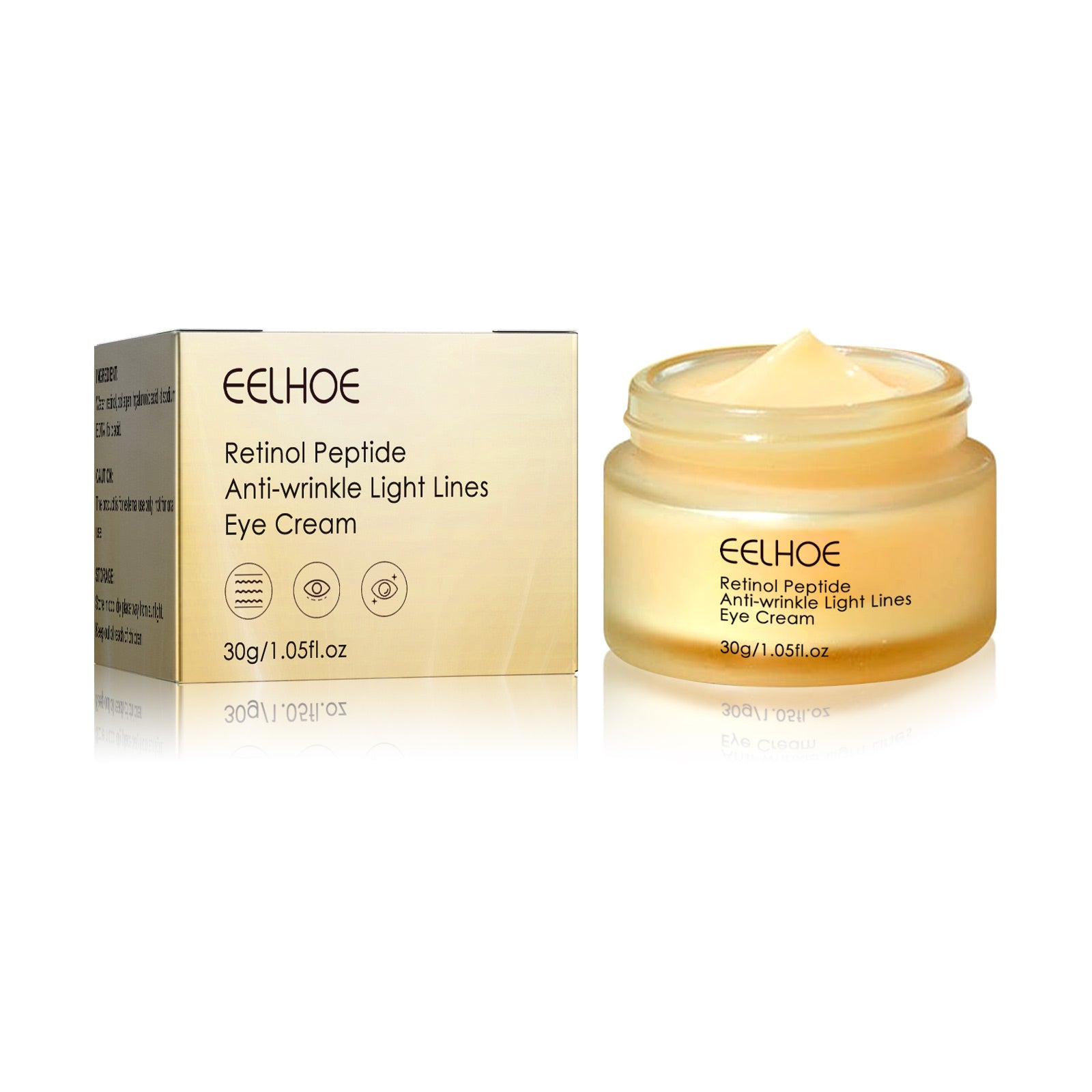 EELHOE Retinol Polypeptide Repair Eye Cream Firming And Fading Fine Lines Repair Anti-Aging Eye Cream