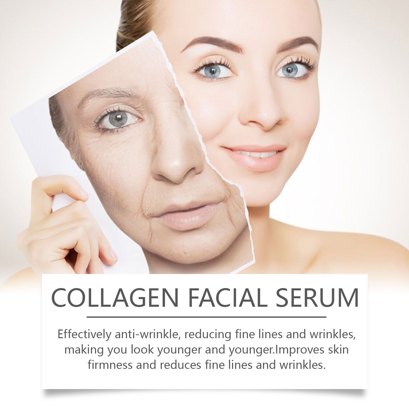 Collagen Brightening Serum Facial Skin Moisturizing, Anti-Wrinkle, Anti-Aging, Firming And Moisturizing Skin Care