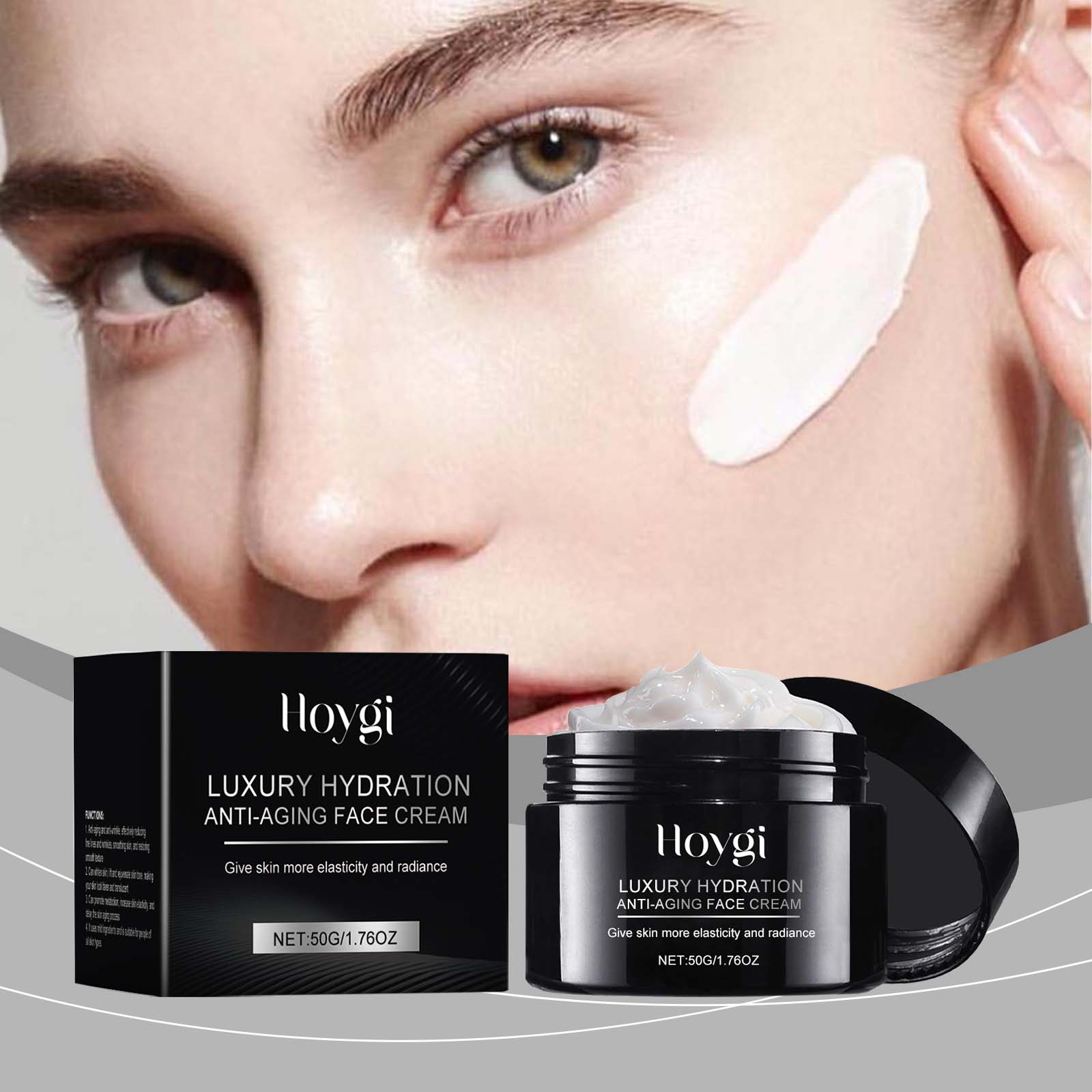 Hyaluronic Acid Anti-Wrinkle Cream Hyaluronic Acid Hydrolyzed Soy Protein Hydrating Moisturizing Cream