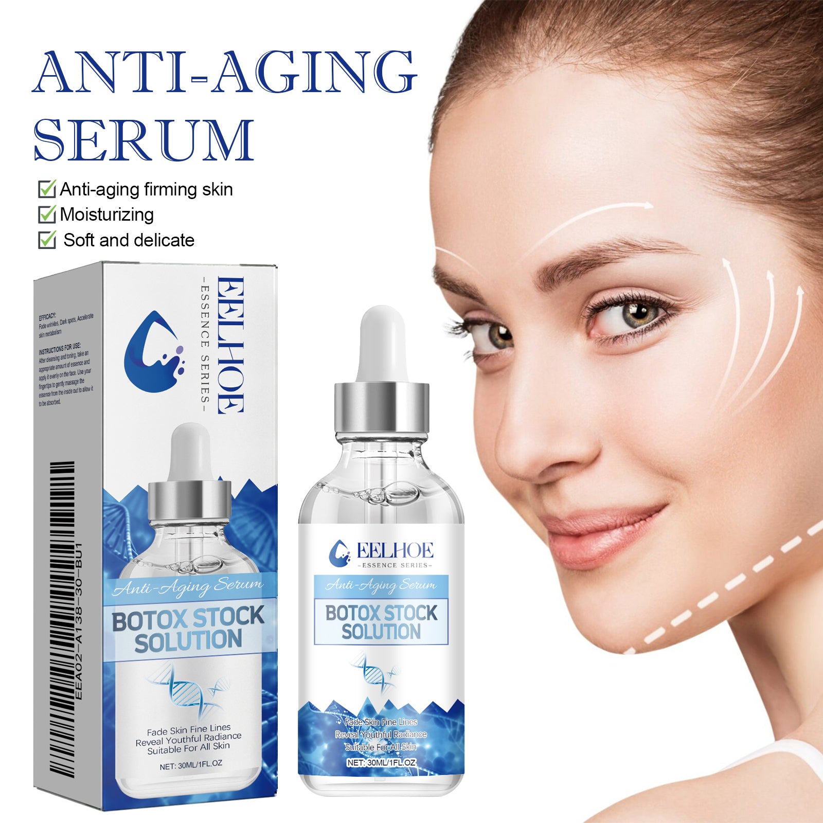 EELHOE Anti-Aging Serum, Hydrating Repair Brightening Anti-Aging Essence